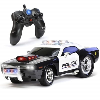 KidiRace RC Remote Control Police Car for Kids