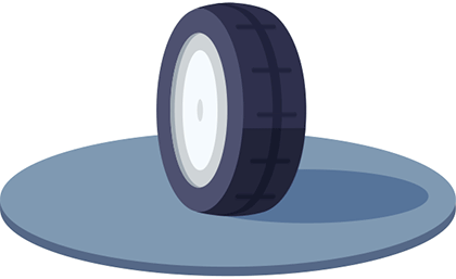 Talkcarswell - run tires - logo